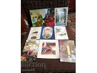 New Year's Cards. 80s. 9 pieces