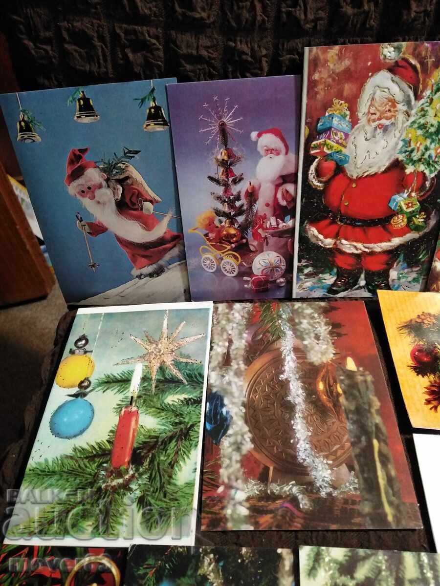 New Year Cards. 80s. 11 pieces with price 3.50 BGN | € 1.79 New Year Cards. 80s. 11 pieces with price 3.50 BGN | € 1.79