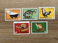 България - Екзотични хищници (1985) MNH
