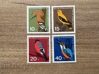 Germania de Vest - Păsări (1963) MNH