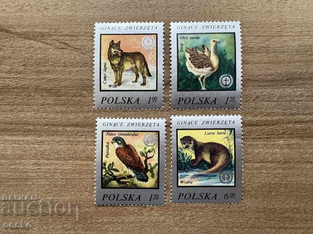 Полша - Животни на ръба на изчезване (1977) MNH Полша - Животни на ръба на изчезване (1977) MNH