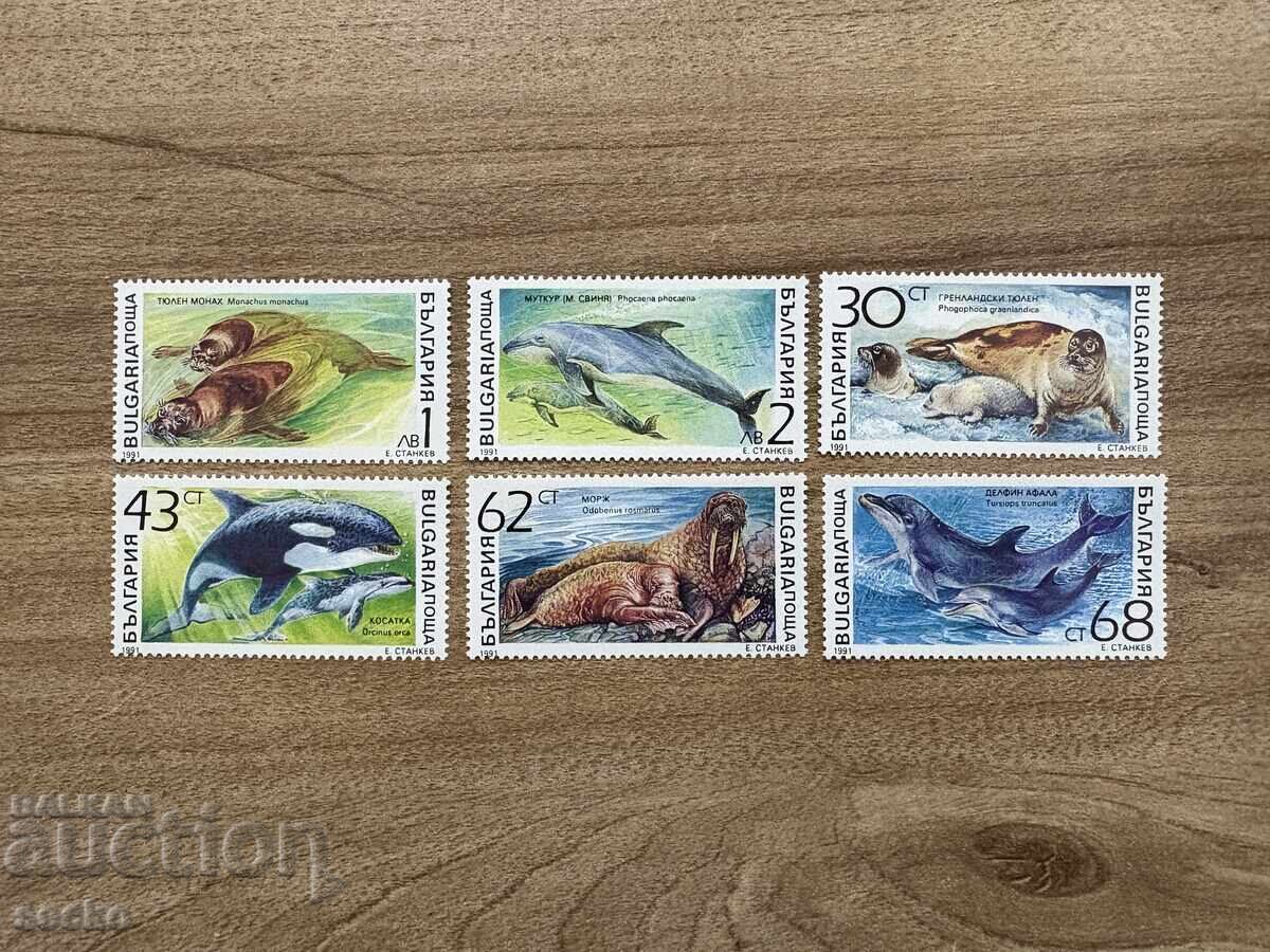 България - Морски бозайници (1991) MNH България - Морски бозайници (1991) MNH
