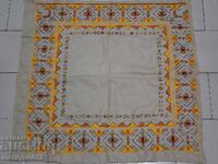 Cec brodat vechi, fata de masa, milo, broderie bulgara