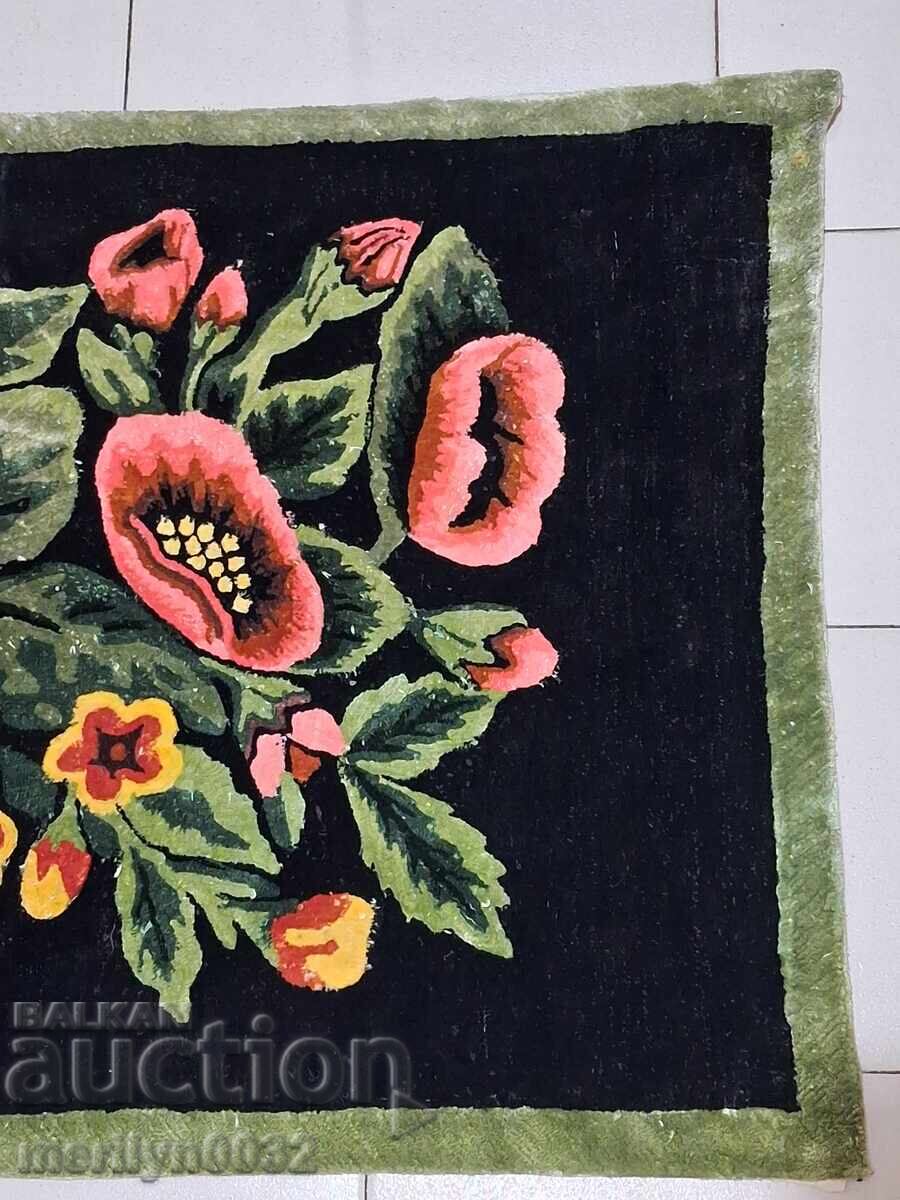 Old plush wall carpet, rug, panel, carpet picture - 5