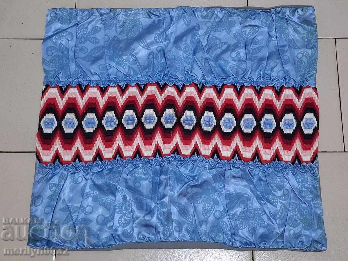 Стара тъкана калъфка за възглавница на спалня 45/40 см