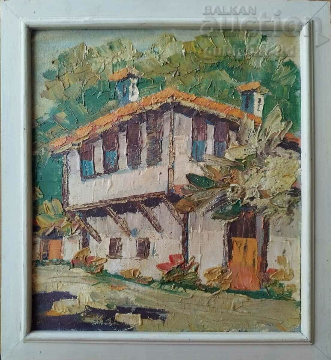 Πίνακας "Old Karlov's House", 2001, τέχνη. D. Patchov
