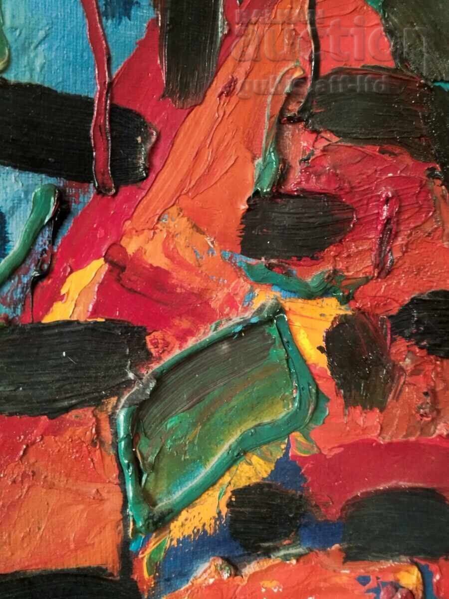 Auction  Painting "Rain in Thebes", artist Petar Zhelev, 1990