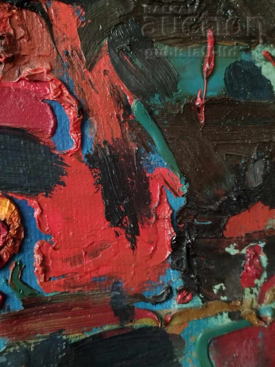 Painting "Rain in Thebes", artist Petar Zhelev, 1990 - 5