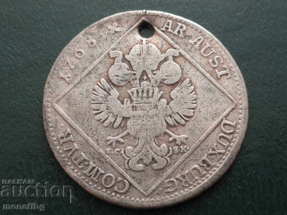 Αυστρία 1768 - 30 κρόιτσερ (Μαρία Θηρεσία) Ag - 5