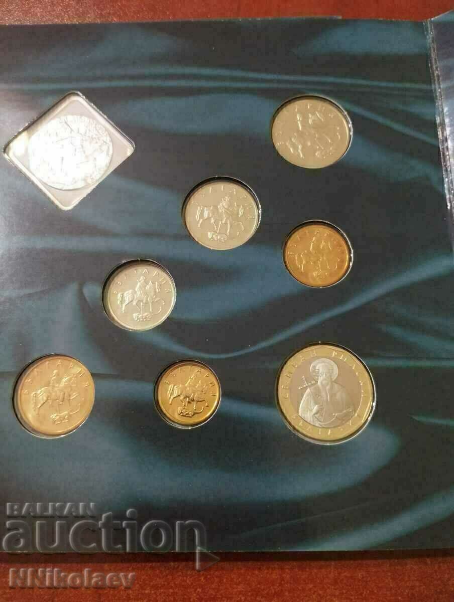 Delivery of Bulgaria - collection set matte glossy exchange coins 2002 Delivery of Bulgaria - collection set matte glossy exchange coins 2002