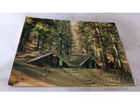 Ευχετήρια κάρτα Μπατάκ Παρτιζάνικο στρατόπεδο Τεχεράνη 1973