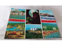 Postcard Bulgarian Black Sea Collage 1973