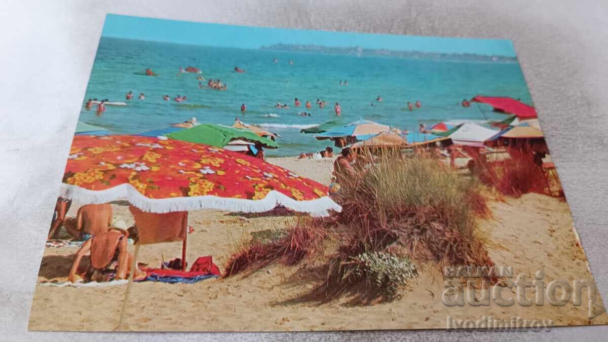 Пощенска картичка Слънчев бряг 1977 Пощенска картичка Слънчев бряг 1977
