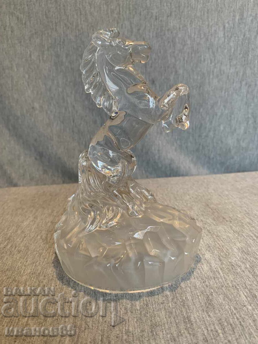 Auction Crystal Horse Figurine Auction Crystal Horse Figurine