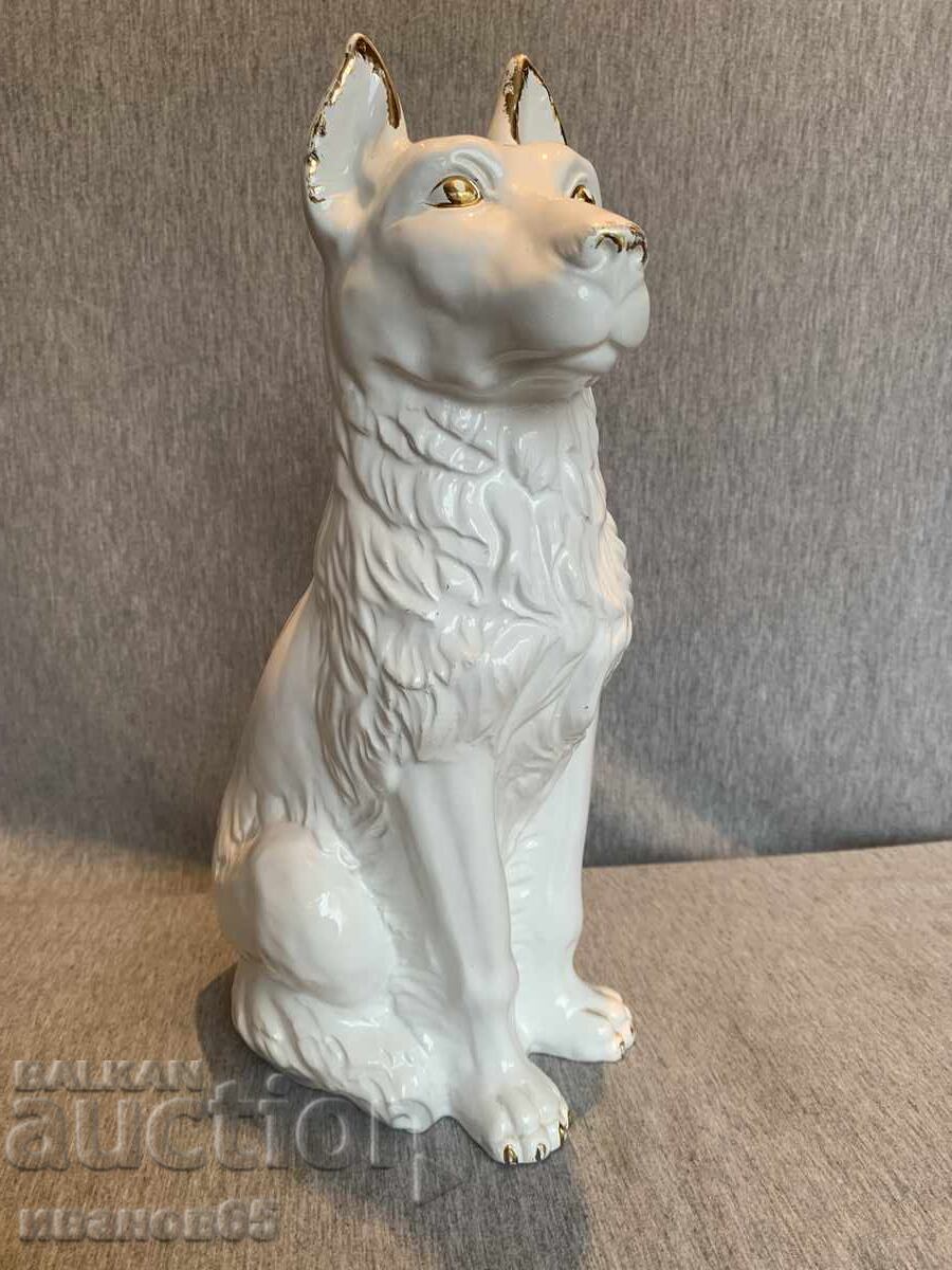 Porcelain dog Porcelain dog