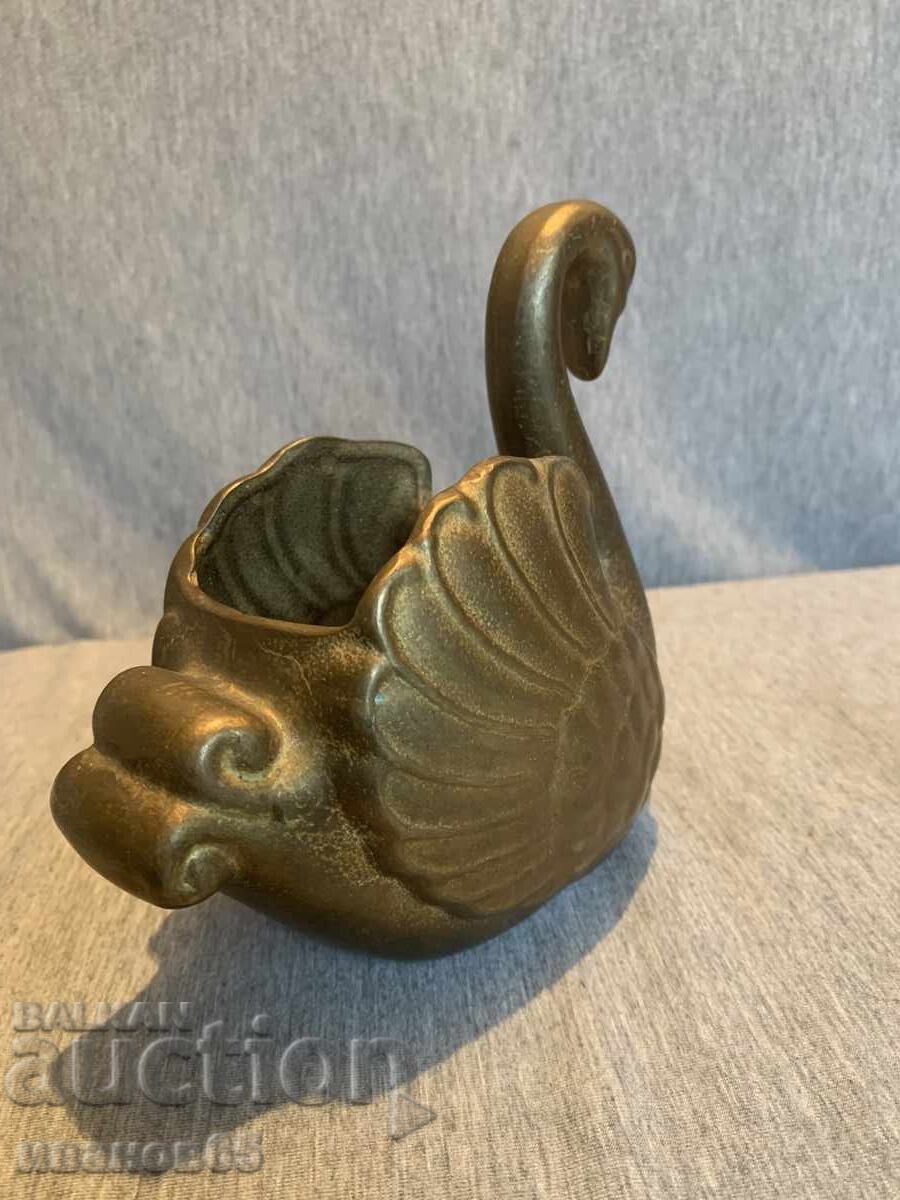 Auction Solid Brass Swan Auction Solid Brass Swan
