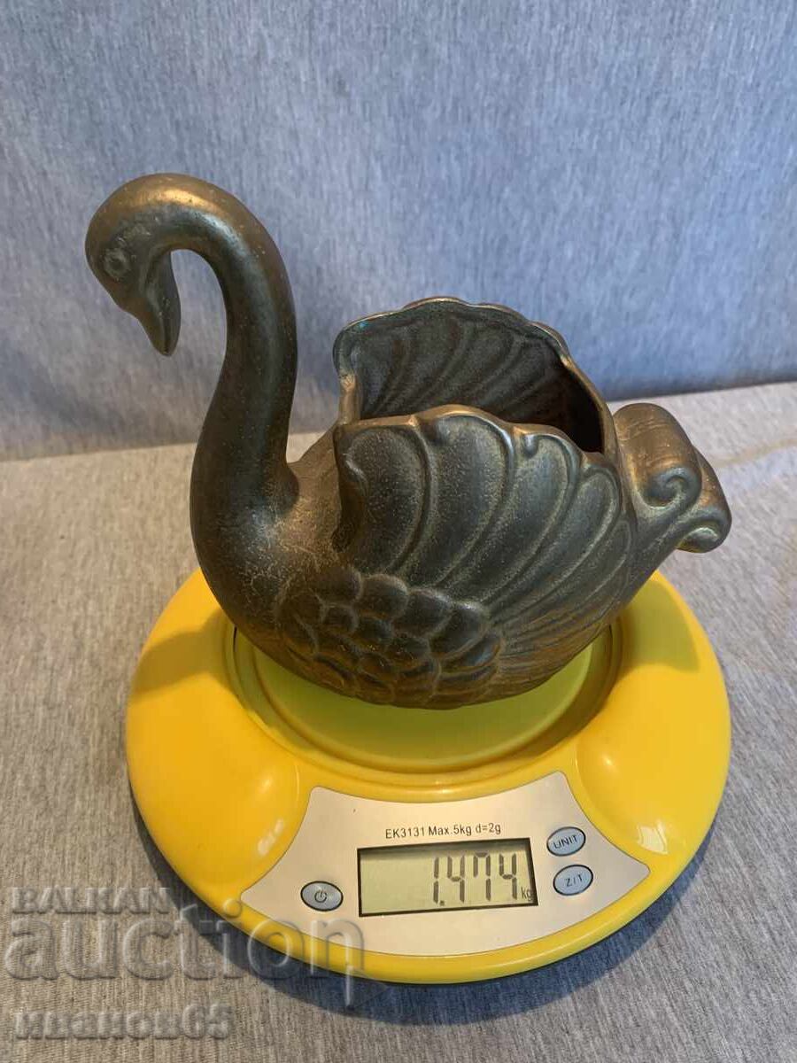 Solid Brass Swan - 7 Solid Brass Swan - 7