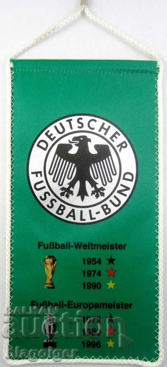 Old football flag - Germany World and European Champion - 5