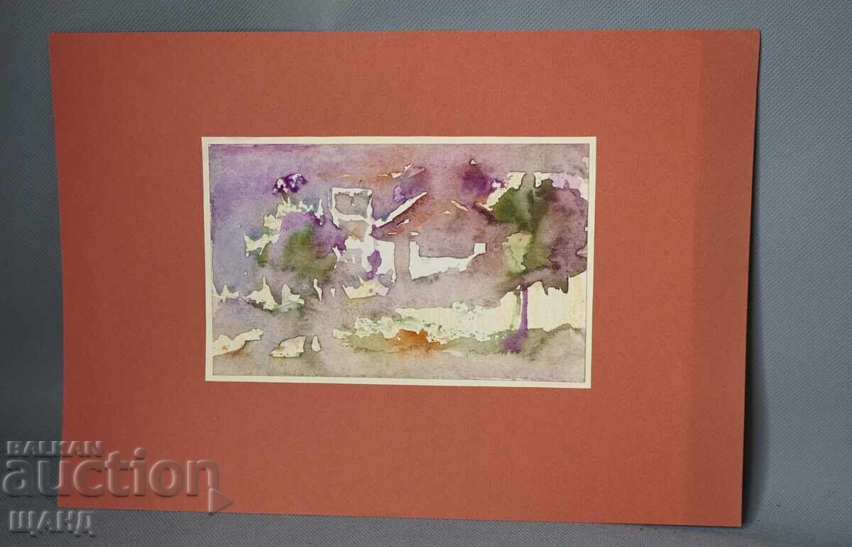 Old Master's drawing painting watercolor landscape abstraction