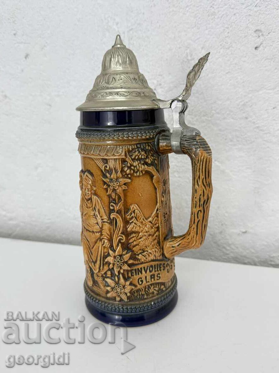 Collectible German Beer Stein. No. 7603 with price 45.00 BGN | € 23.01