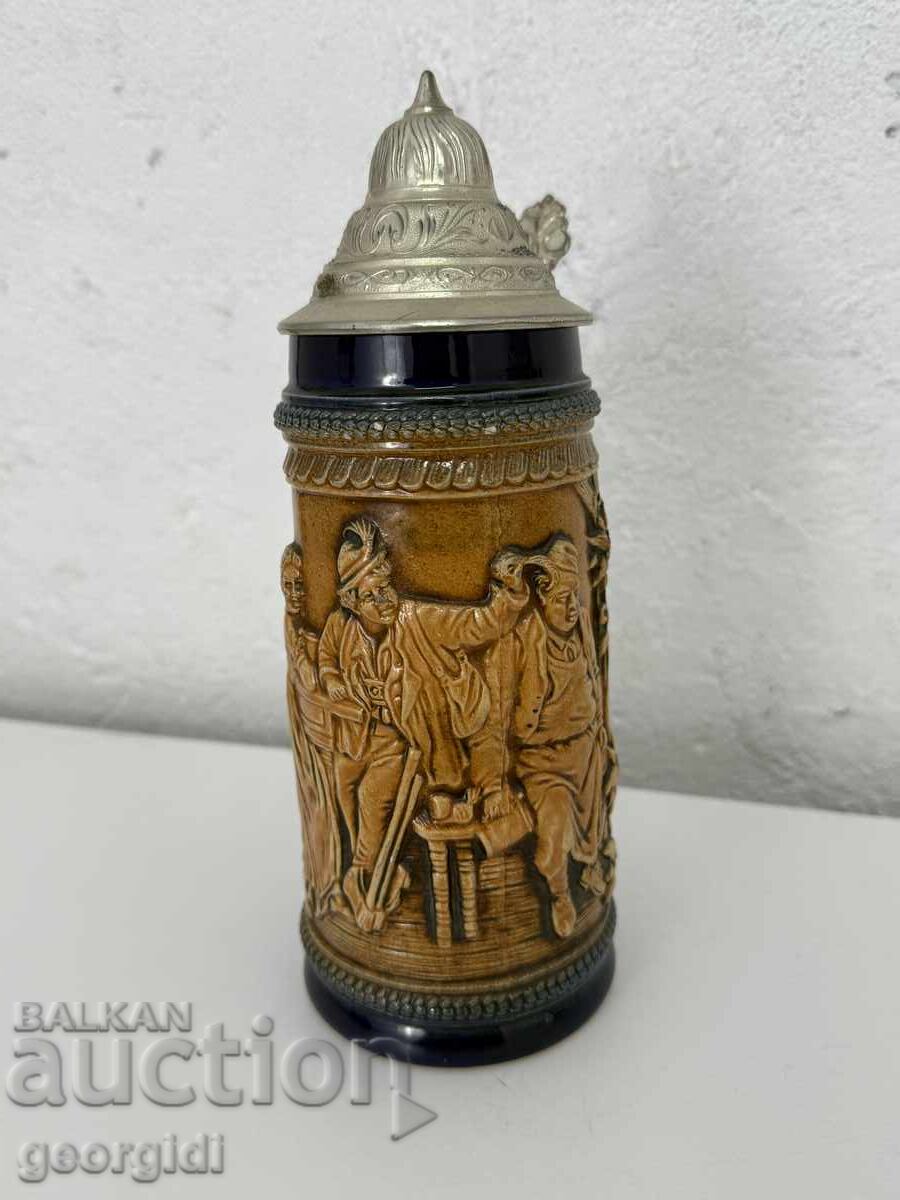 Collectible German Beer Stein. No. 7603 - 5
