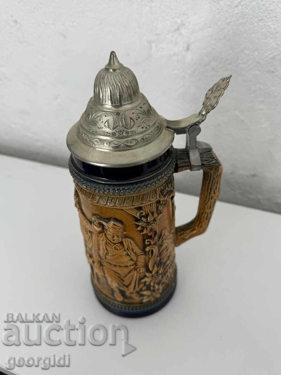 Collectible German Beer Stein. No. 7603 - 6