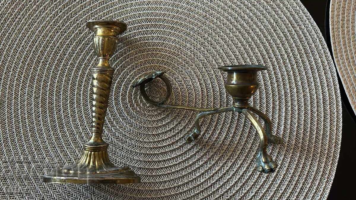 Two candlesticks