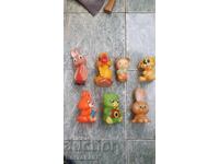 Παλιά λαστιχένια παιχνίδια, 7 τεμάχια