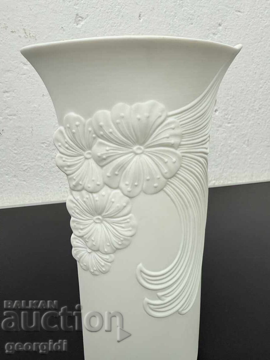 German Kaiser vase made of white porcelain - M. Frey. No. 7604 with price 115.00 BGN | € 58.80