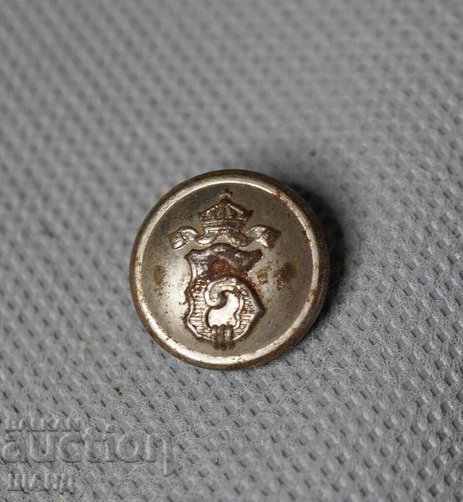 Kingdom of Bulgaria Button for Air Force Military Uniform Boris III Kingdom of Bulgaria Button for Air Force Military Uniform Boris III