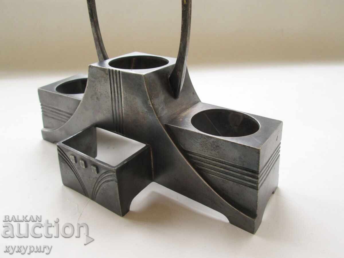 Красива стара поставка в стил Арт Деко WMF I/O - 6 Красива стара поставка в стил Арт Деко WMF I/O - 6