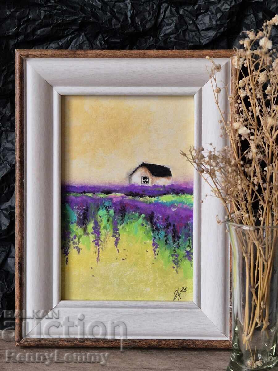 Λεβάντα, μινιατούρα παστέλ