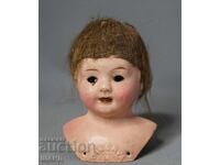 MINERVA Old German Toy Figure Doll Head