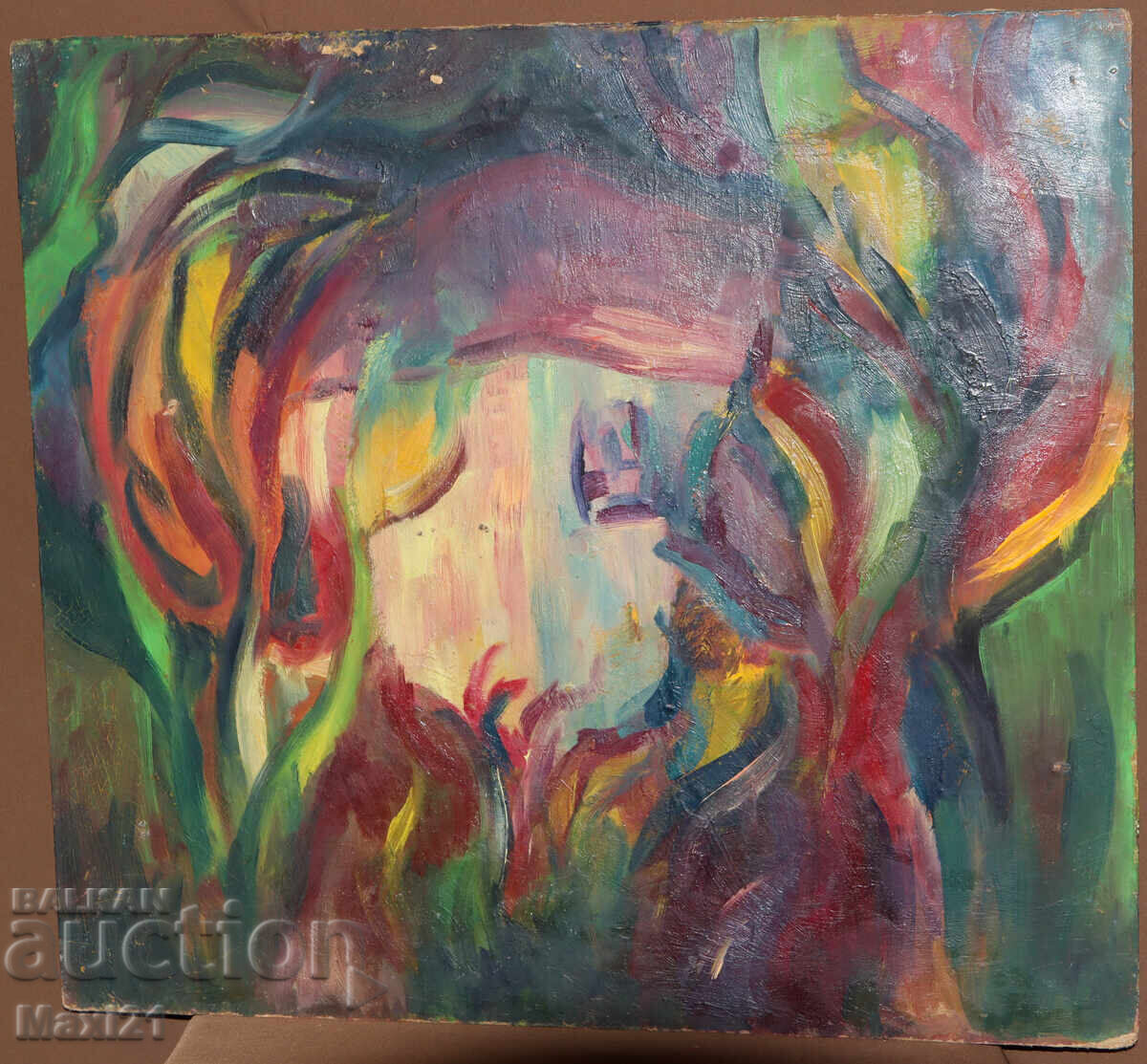 Oil painting abstract landscape with price 270.00 BGN | € 138.05 Oil painting abstract landscape with price 270.00 BGN | € 138.05