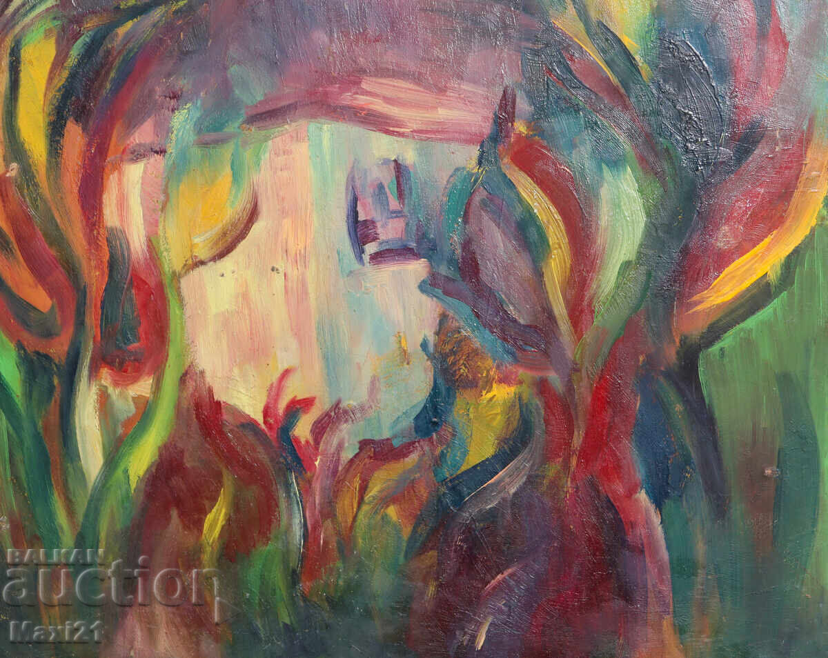 Oil painting abstract landscape - 6 Oil painting abstract landscape - 6