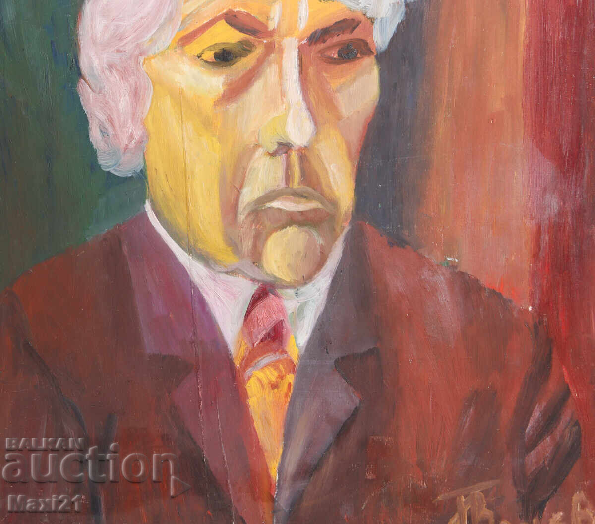 Маслена картина мъжки портрет - 6