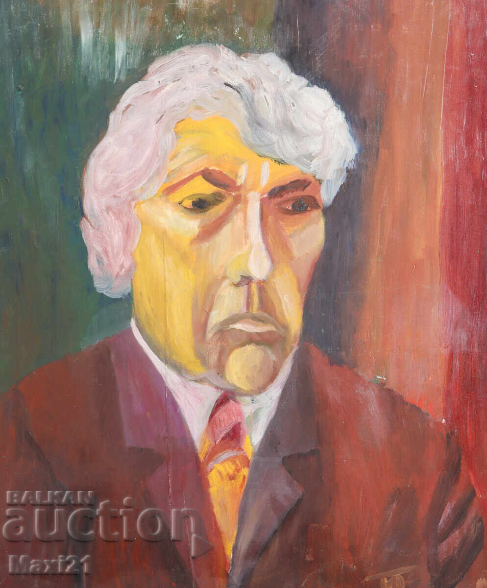 Маслена картина мъжки портрет