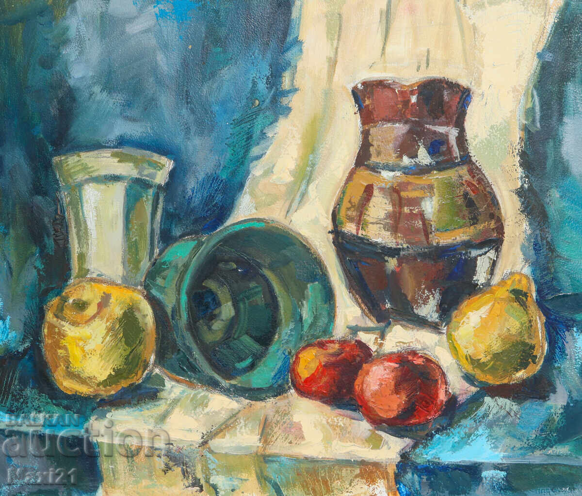 Oil painting still life