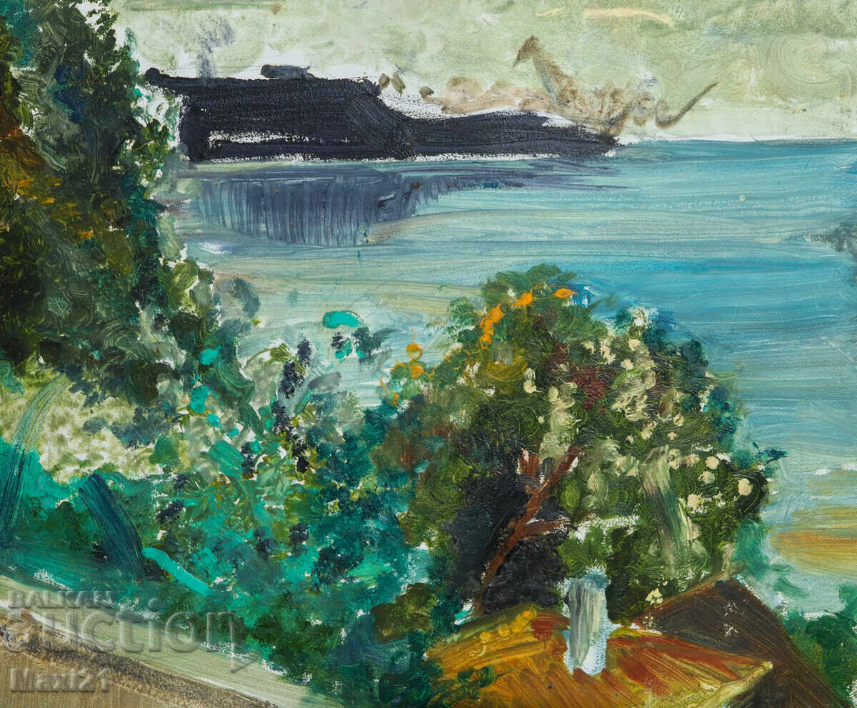 Аукцион Картина маслени бои морски пейзаж Аукцион Картина маслени бои морски пейзаж