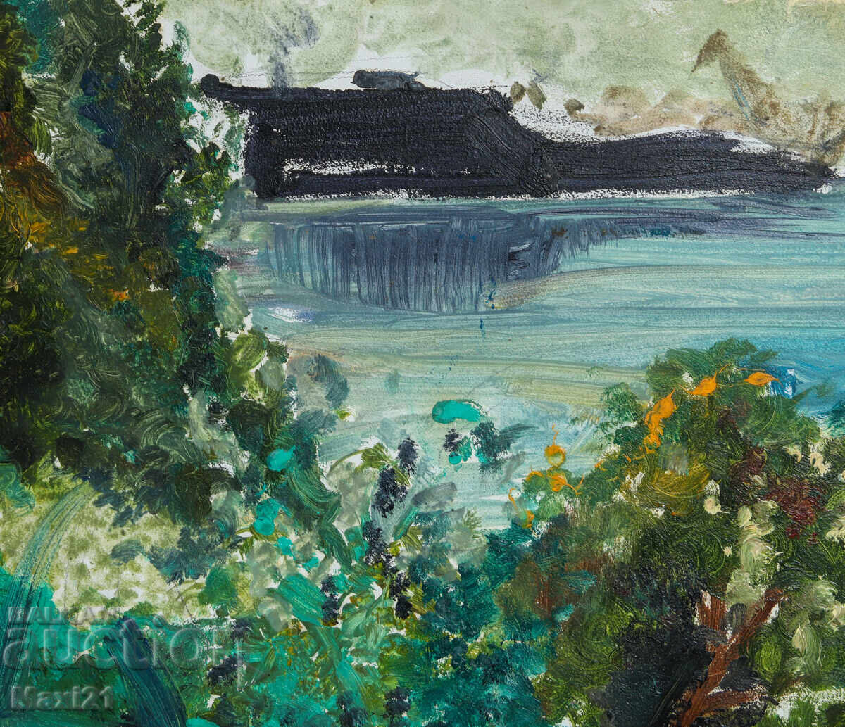 Доставка на Картина маслени бои морски пейзаж Доставка на Картина маслени бои морски пейзаж