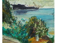 Картина маслени бои морски пейзаж