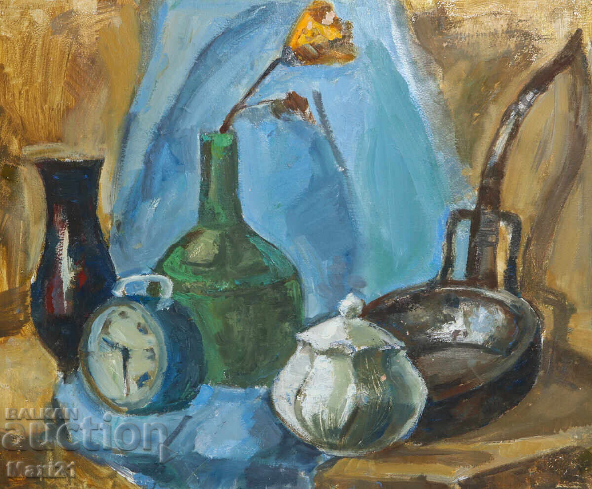 Νεκρή φύση ζωγραφική ελαιοχρωμάτων