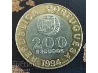 Νόμισμα Πορτογαλίας (Αναμνηστικό) 200 εσκούδος, 1994