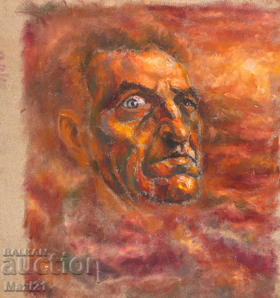 Маслена картина абстрактен мъжки портрет - 6