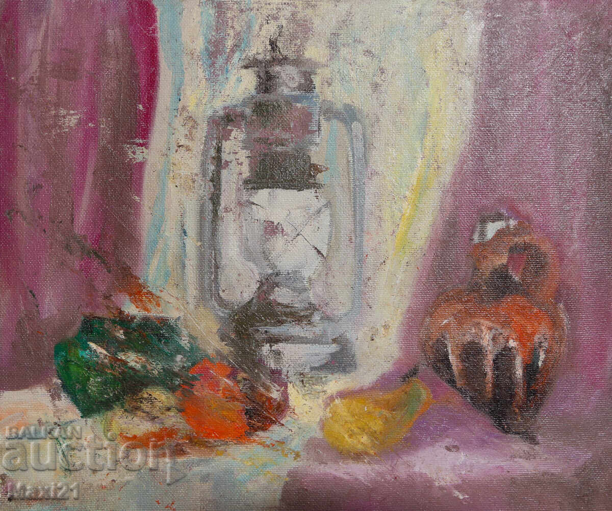 Still life oil painting