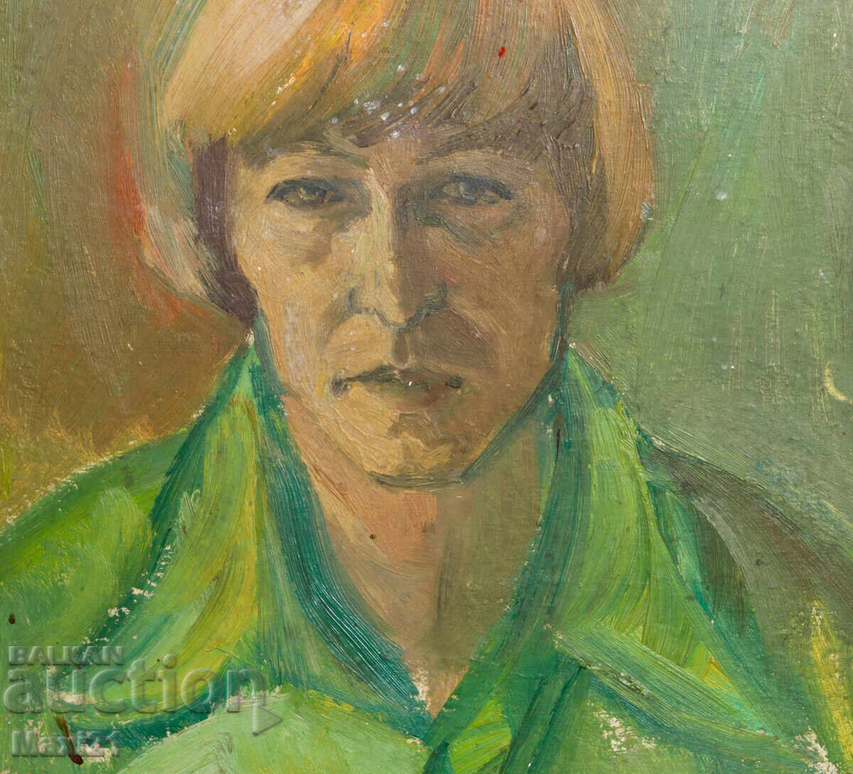 Oil painting female portrait - 5