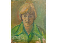 Oil painting female portrait