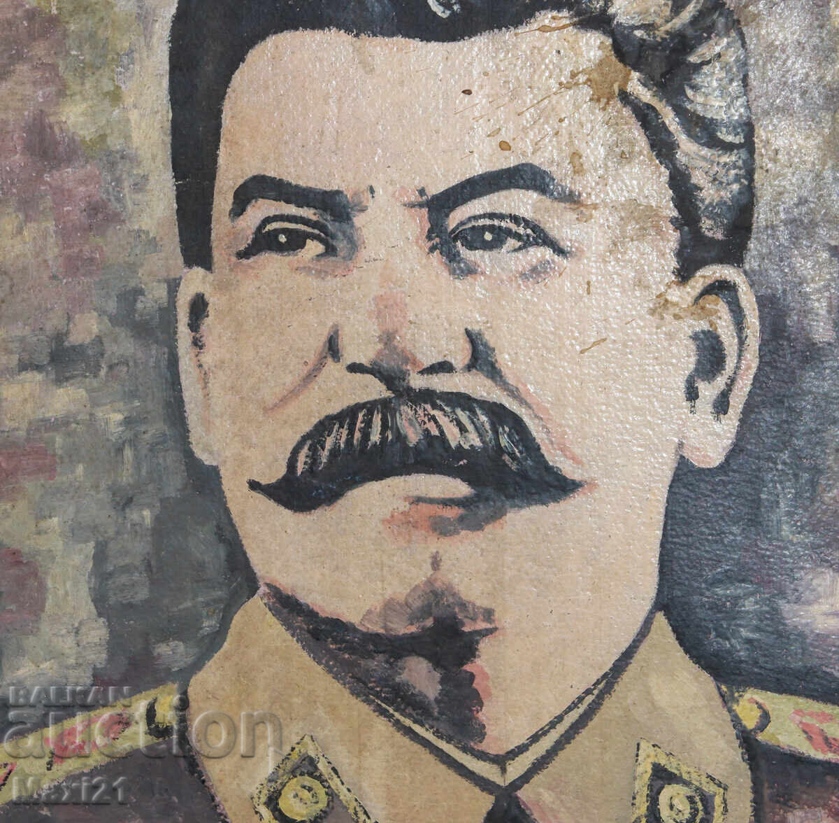 Oil painting portrait Joseph Stalin - 5
