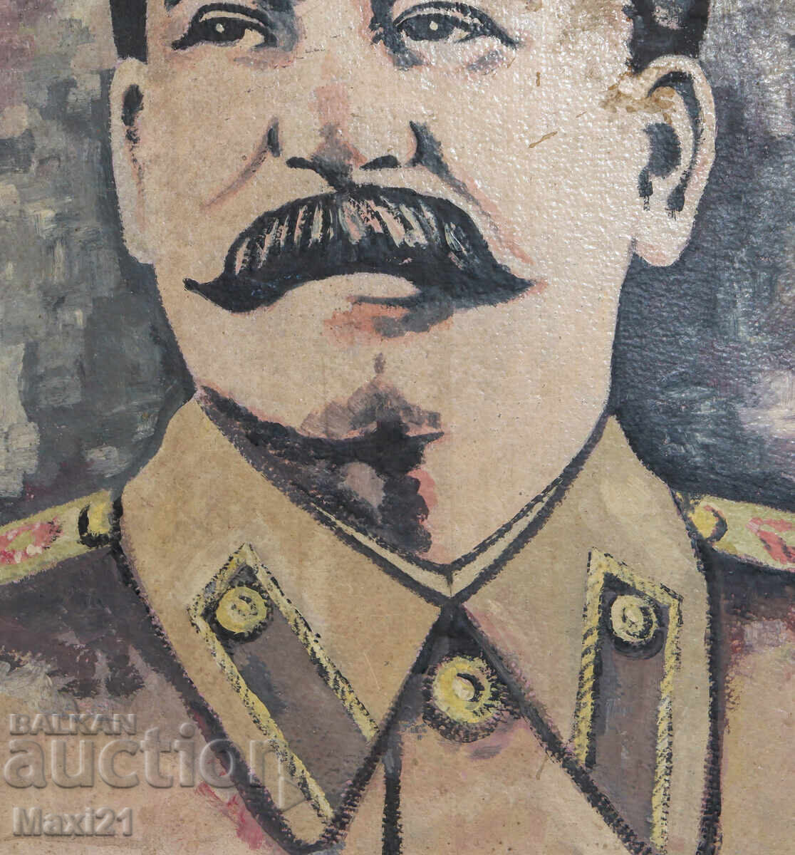 Oil painting portrait Joseph Stalin - 6