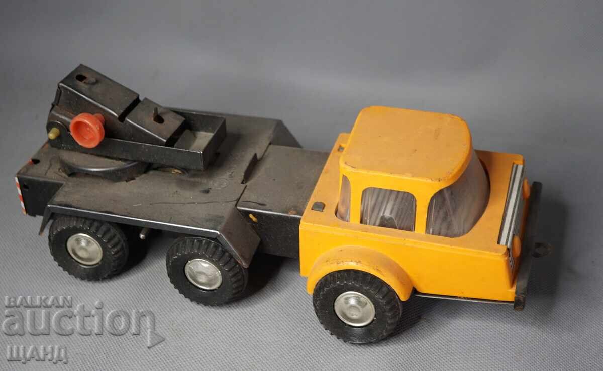 Auction Old Russian Metal Mechanical Toy Model Truck Auction Old Russian Metal Mechanical Toy Model Truck